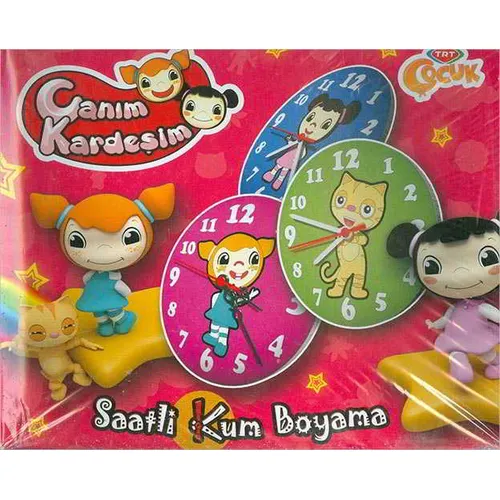 Canım Kardeşim - Saatli Kum Boyama Seti