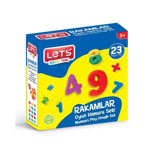 Lets Oyun Hamuru Rakamlar Seti 23 Parça L9102