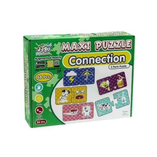Jagu 2 Parça Puzzle Bağlantı Kurma - Akar Oyuncak