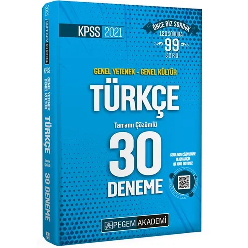 Pegem 2021 KPSS Türkçe 30 Deneme