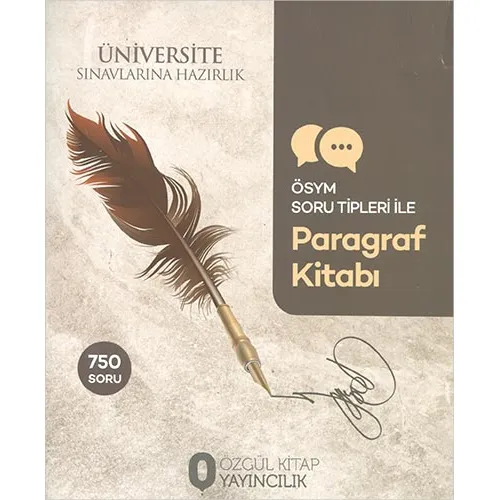 Özgül Üniversite Sınavlarına Hazırlık Paragraf Kitabı