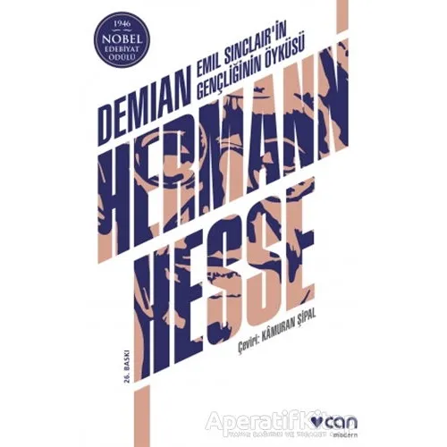 Demian: Emil Sinclairin Gençliğinin Öyküsü - Hermann Hesse - Can Yayınları