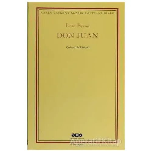 Don Juan - Lord Byron - Yapı Kredi Yayınları
