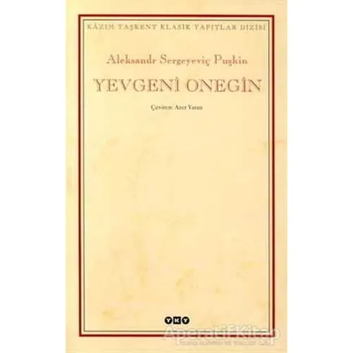 Yevgeni Onegin - Aleksandr Puşkin - Yapı Kredi Yayınları