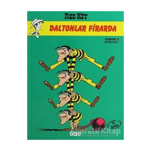 Red Kit 3 - Daltonlar Firarda - Goscinny - Yapı Kredi Yayınları
