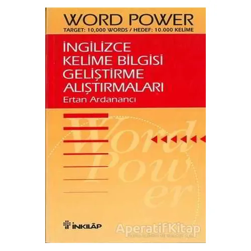 İngilizce Kelime Bilgisi Geliştirme Alıştırmaları - Ertan Ardanancı - İnkılap Kitabevi