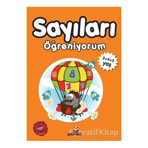 Sayıları Öğreniyorum 3 + 4+ 5 Yaş - Afife Çoruk - Beyaz Panda Yayınları