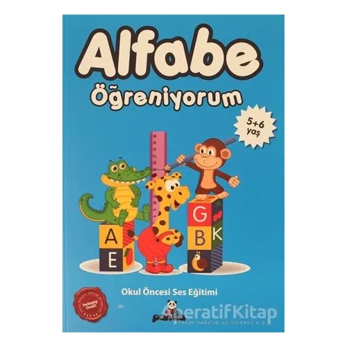 Alfabe Öğreniyorum 5 + 6 Yaş - Afife Çoruk - Beyaz Panda Yayınları