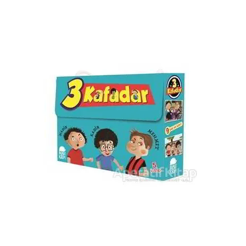 Üç Kafadar (5 Kitap Set) - Yaşar Bayraktar - Mavi Kirpi Yayınları