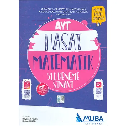 AYT Matematik Hasat 5 li Deneme Sınavı Muba Yayınları