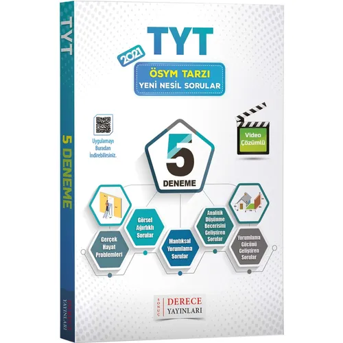 Derece 2021 TYT Genel 5 li Video Çözümlü Deneme