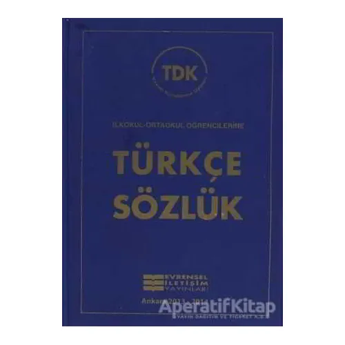 Türkçe Sözlük ( Kırmızı Kapak) - Rüştü Aydoğan - Evrensel İletişim Yayınları