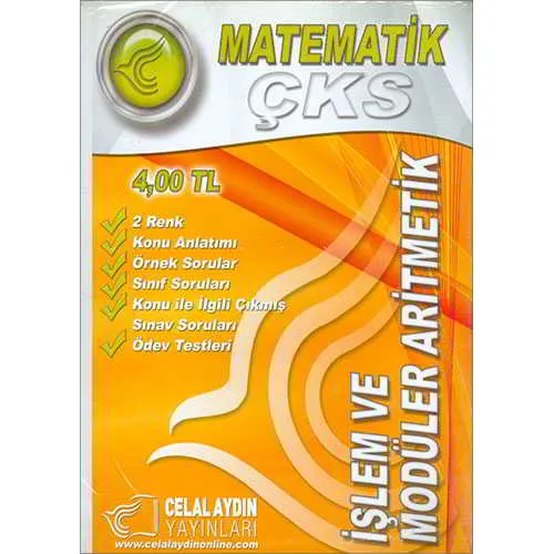 CelalAydın Matematik ÇKS İşlem ve Modüler Aritmetik