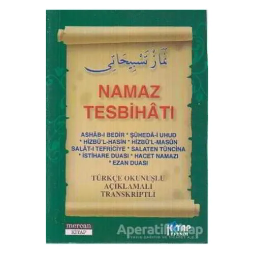 Namaz Tesbihatı - Kolektif - Mercan Kitap
