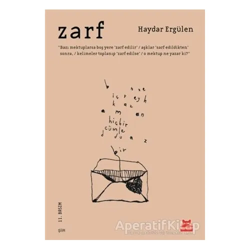 Zarf - Haydar Ergülen - Kırmızı Kedi Yayınevi