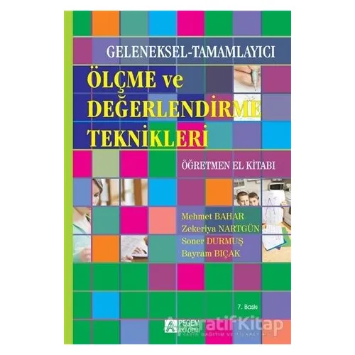 Ölçme ve Değerlendirme Teknikleri - Soner Durmuş - Pegem Akademi Yayıncılık