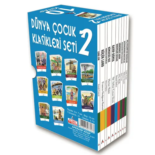 Dünya Çocuk Klasikleri 10 Kitap Seti -2 Aperatif Kitap Yayınları