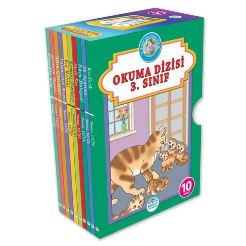 3.Sınıflar İçin Okuma Dizisi 10 Kitap Seti Maviçatı Yayınları