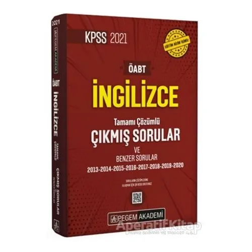 KPSS 2021 ÖABT İngilizce Tamamı Çözümlü Çıkmış Sorular ve Benzer Sorular