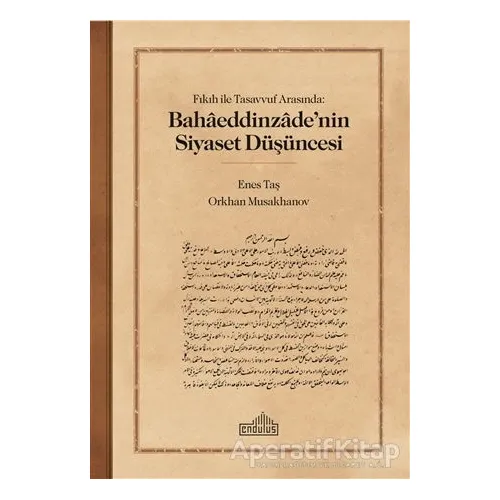 Fıkıh ile Tasavvuf Arasında: Bahaaeddinzaade’nin Siyaset Du¨s¸u¨ncesi