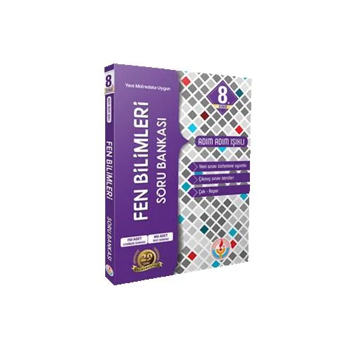 Adım Adım Işıklı 8. Sınıf Fen Bilimleri Soru Bankası