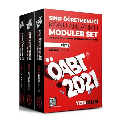 Yediiklim 2021 ÖABT Sınıf Öğretmenliği Konu Anlatımlı Modüler Set