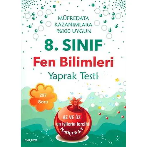 Nartest 8.Sınıf Fen Bilimleri Yaprak Testi