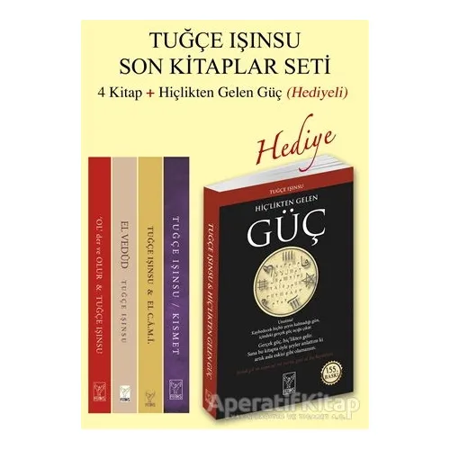 Tuğçe Işınsu Son Kitaplar Seti - Hiçlikten Gelen Güç Hediyeli (5 Kitap)