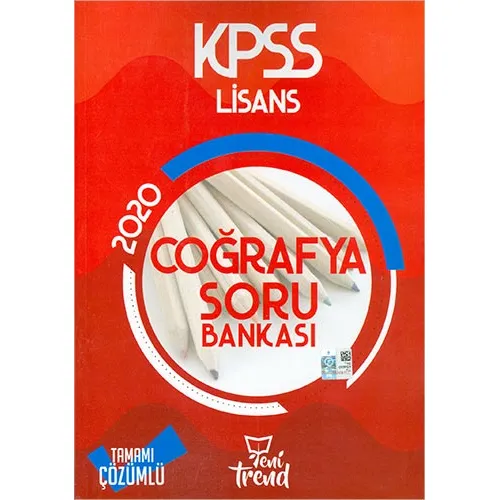 Yeni Trend 2020 KPSS Lisans Coğrafya Soru Bankası