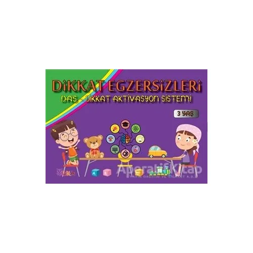 Dikkat Egzersizleri (3 Yaş) - Kolektif - Yuka Kids