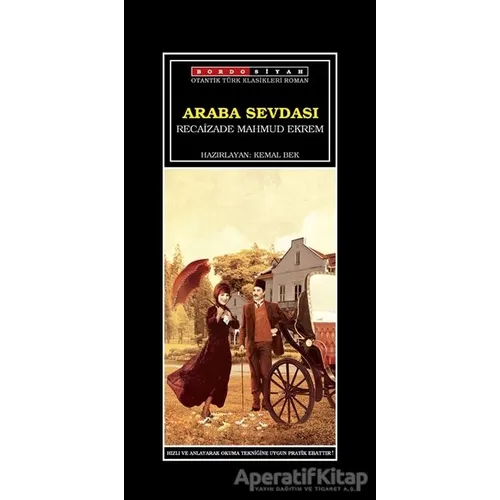 Araba Sevdası - Recaizade Mahmut Ekrem - Bordo Siyah Yayınları