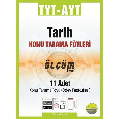 TYT-AYT Tarih Tarama Föyleri 11 Fasikül Pano Yayınevi
