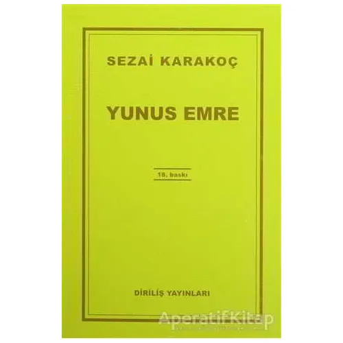 Yunus Emre - Sezai Karakoç - Diriliş Yayınları