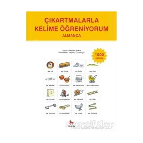 Çıkartmalarla Kelime Öğreniyorum - Almanca - Heather Amery - Almidilli