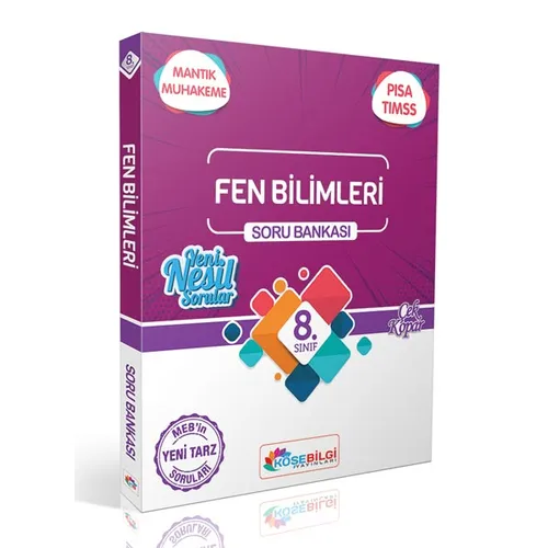 8.Sınıf Fen Bilimleri Soru Bankası KöşeBilgi Yayınları