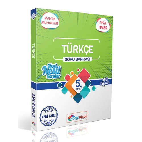 5.Sınıf Türkçe Soru Bankası KöşeBilgi Yayınları