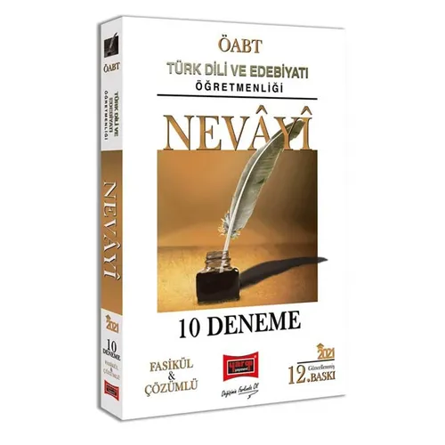 Yargı 2021 ÖABT NEVAYİ Türk Dili ve Edebiyatı Öğretmenliği Çözümlü 10 Fasikül Deneme
