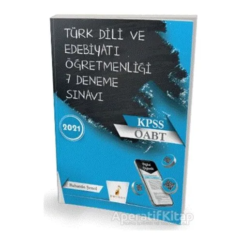 2021 ÖABT Türk Dili Edebiyatı Öğretmenliği Dijital Çözümlü 7 Deneme Sınavı