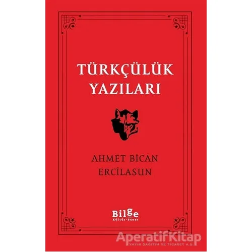 Türkçülük Yazıları - Ahmet Bican Ercilasun - Bilge Kültür Sanat