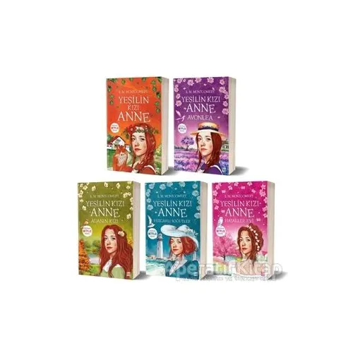 Yeşilin Kızı Anne Seti (5 Kitap Takım) - L. M. Montgomery - Dokuz Yayınları