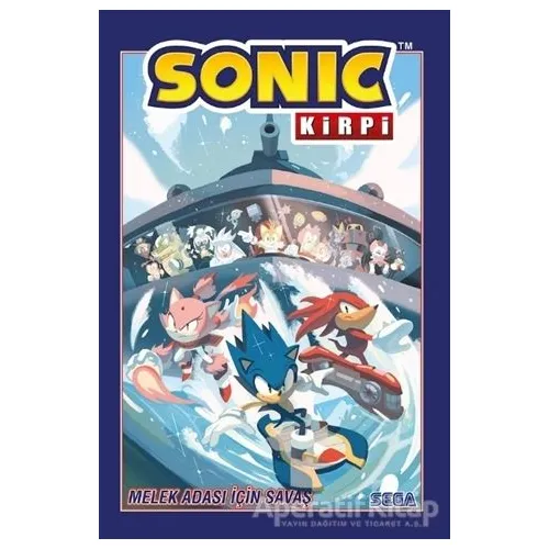 Kirpi Sonic Cilt 3 - Melek Adası İçin Savaş - Ian Flynn - Presstij Kitap
