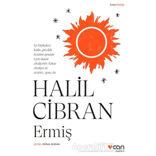 Ermiş - Halil Cibran - Can Yayınları
