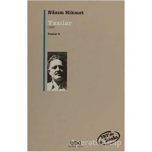Yazılar (1936) - Nazım Hikmet Ran - Yapı Kredi Yayınları
