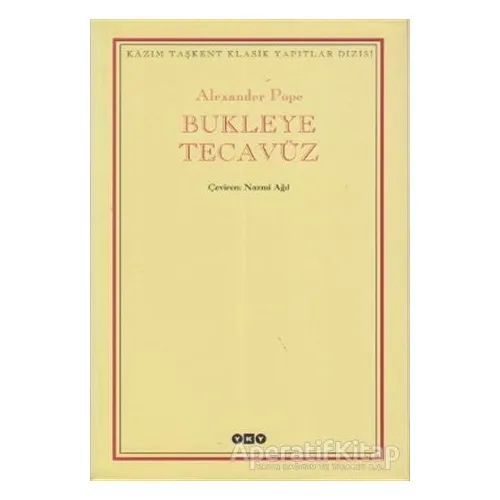 Bukleye Tecavüz - Alexander Pope - Yapı Kredi Yayınları