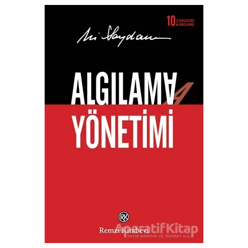 Algılama Yönetimi - Ali Saydam - Remzi Kitabevi