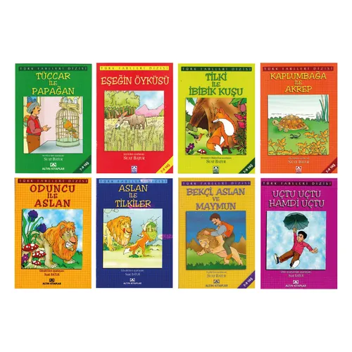 Türk Fablleri Dizisi Set 8 Kitap Altın Kitaplar