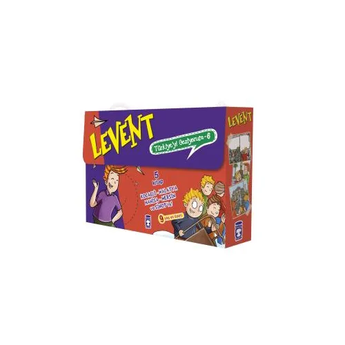 Levent Türkiyeyi Geziyorum 6 Set (5 Kitap Takım) - Mustafa Orakçı - Timaş Çocuk