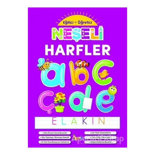 Neşeli Harfler - Eğitici-Öğretici - Kolektif - Bıcırık Yayınları