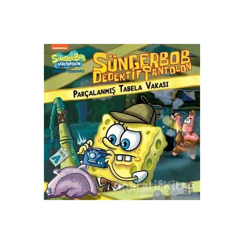 Sünger Bob Dedektif Pantolon Parçalanmış Tabela Vakası - Maggie Testa - İthaki Çocuk Yayınları