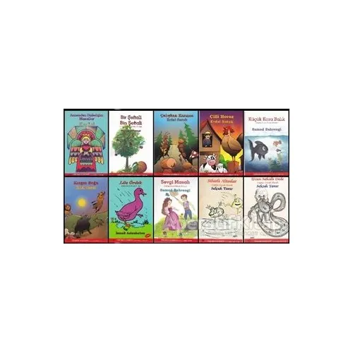 Sekiz Yaş Masal Kitapları (10 Kitap - 10ar Adet) - Samed Behrengi - Özlem Yayınevi